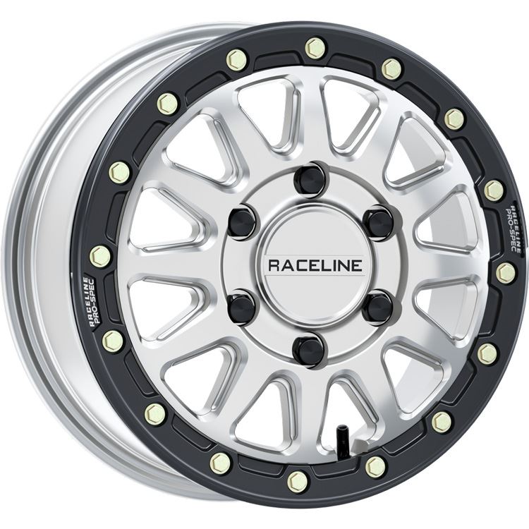 Raceline Alpha Silver 15x6.5 5.5+1 Wheel