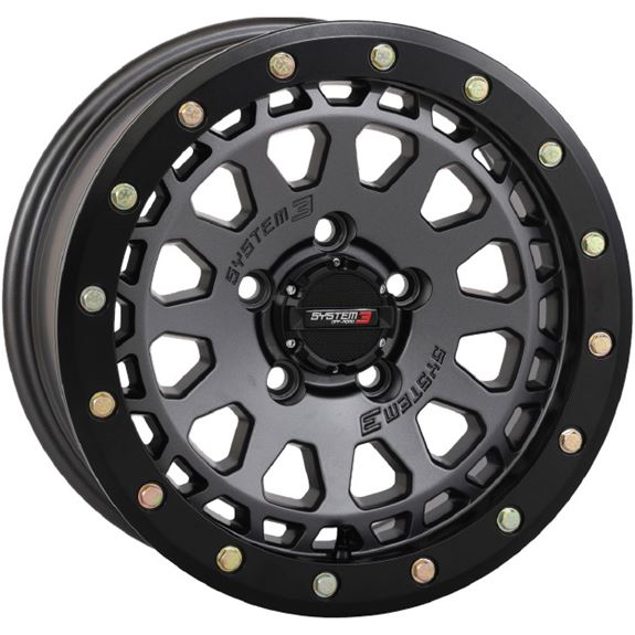 System 3 SB6 Gunmetal 5-Lug Wheel